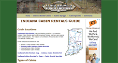 Desktop Screenshot of indianacabinrentals.com